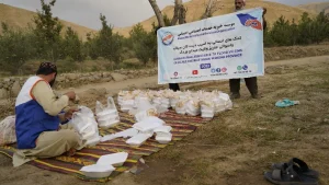 Flood victams in Maidon Wardak