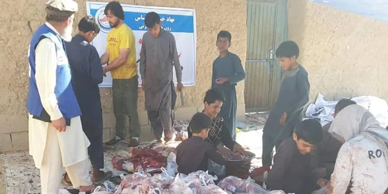 Meat Package For Needy Familiy In Ghzni