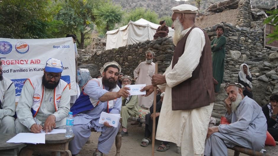 Hygiene kits Distribution for Earthquake Victims Kunar, Afghanistan